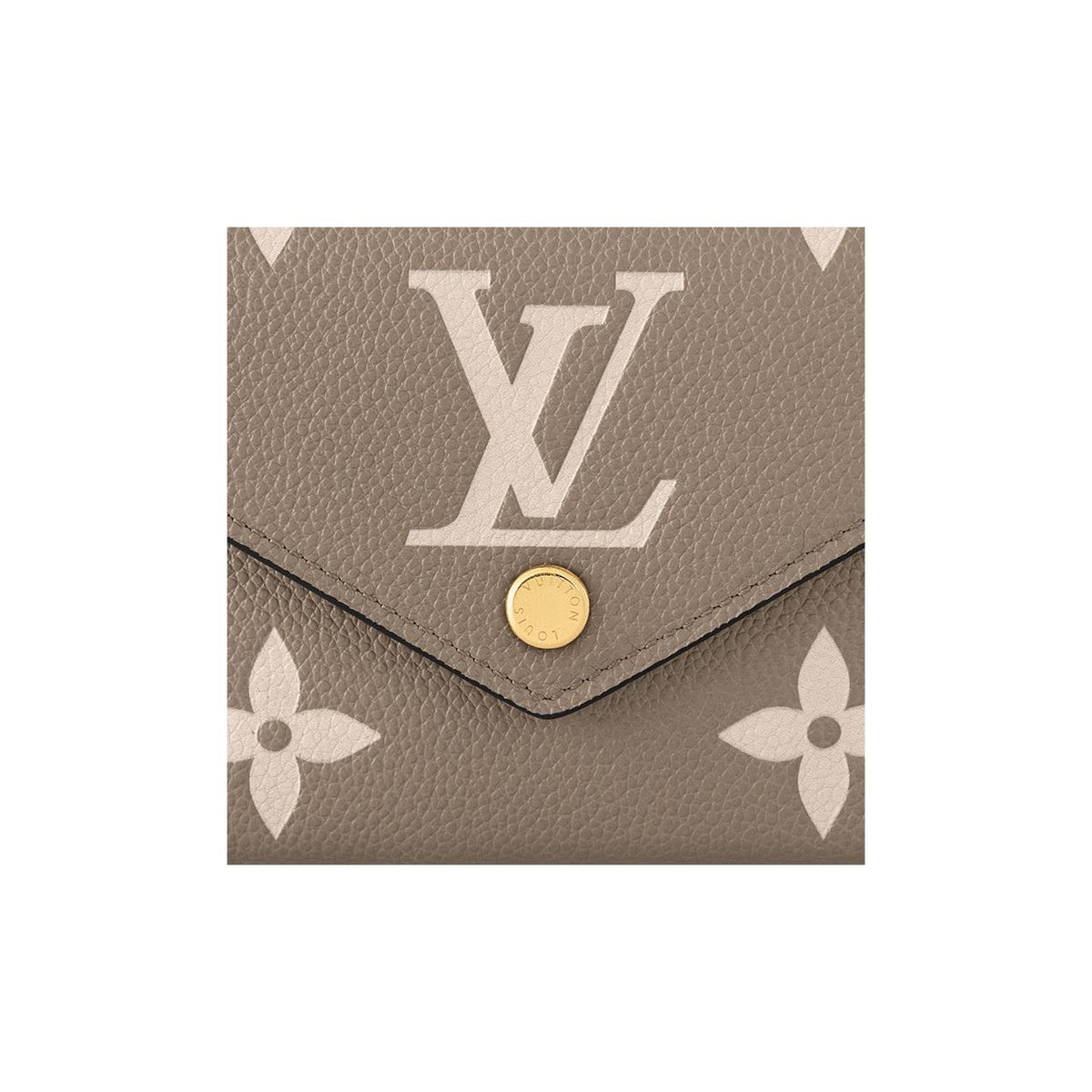 LOUIS VUITTON Victorine Women's Monogram Empreinte Leather Snap Wallet M81861