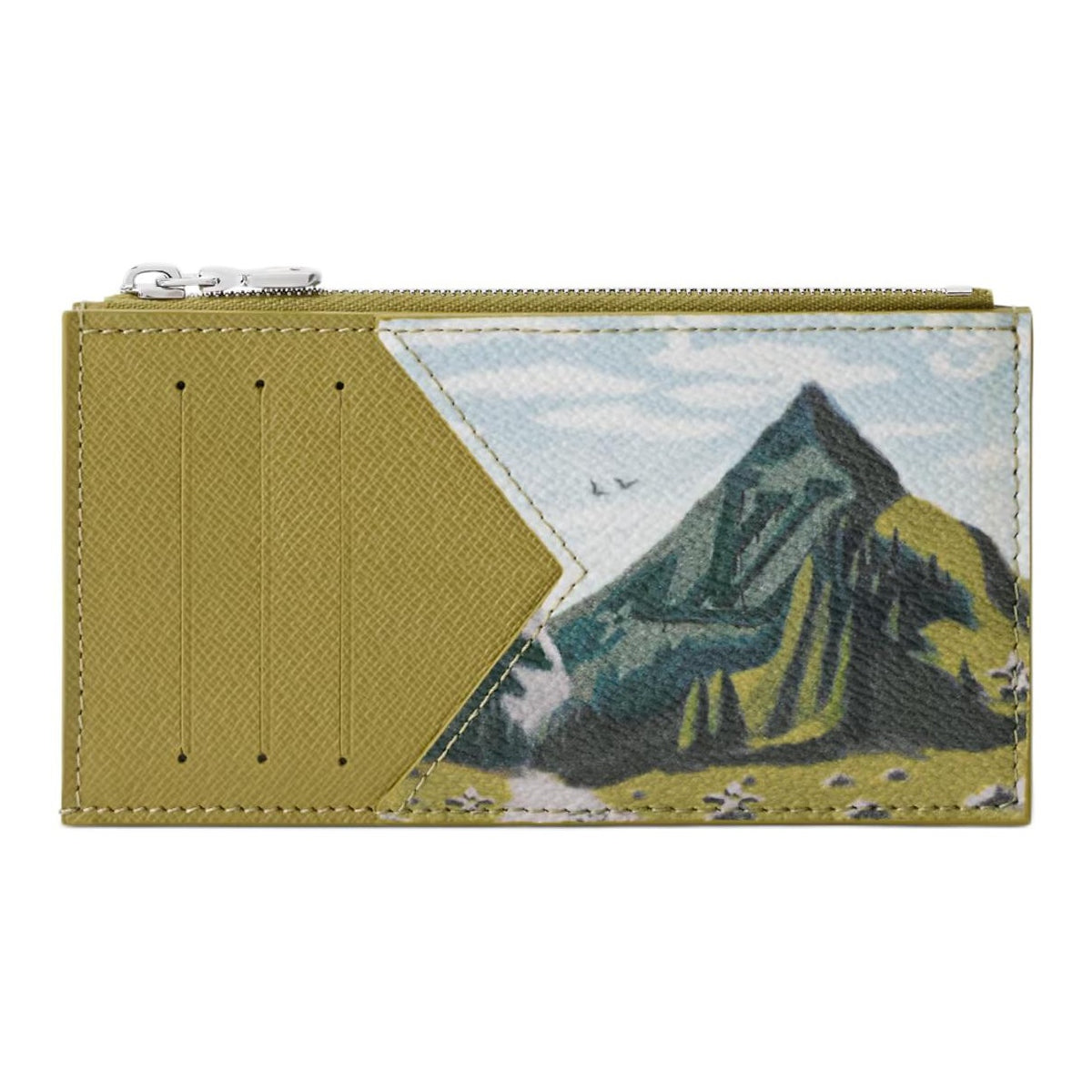 LOUIS VUITTON Men's Green Monogram Highland Canvas Card Holder M29708