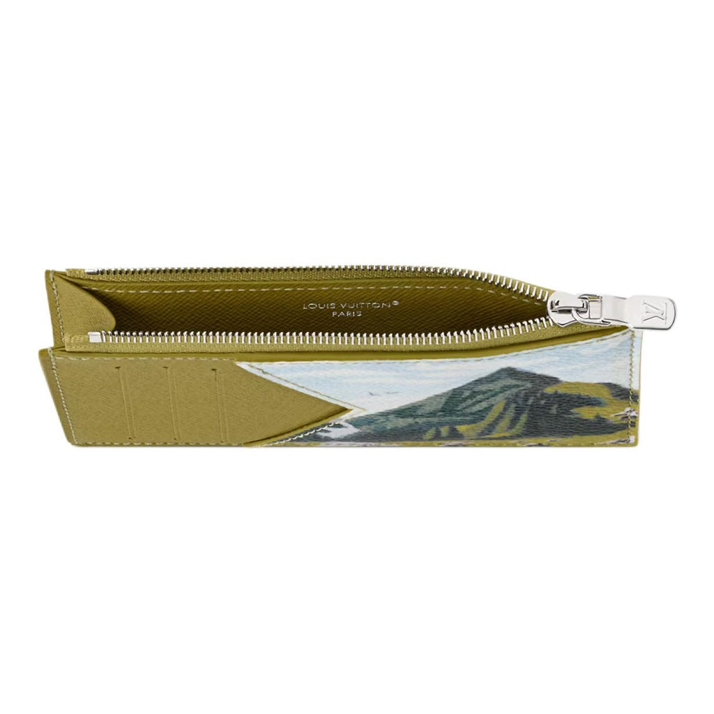 LOUIS VUITTON Men's Green Monogram Highland Canvas Card Holder M29708