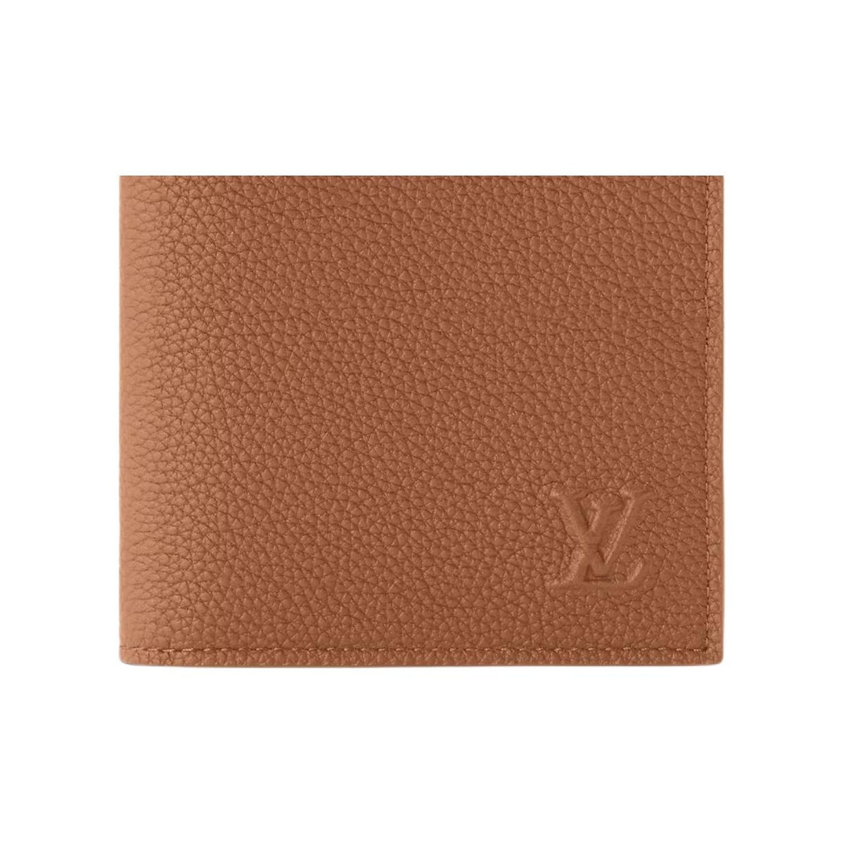 LOUIS VUITTON Men's Brown Waxed Calfskin Passport Holder M2A179