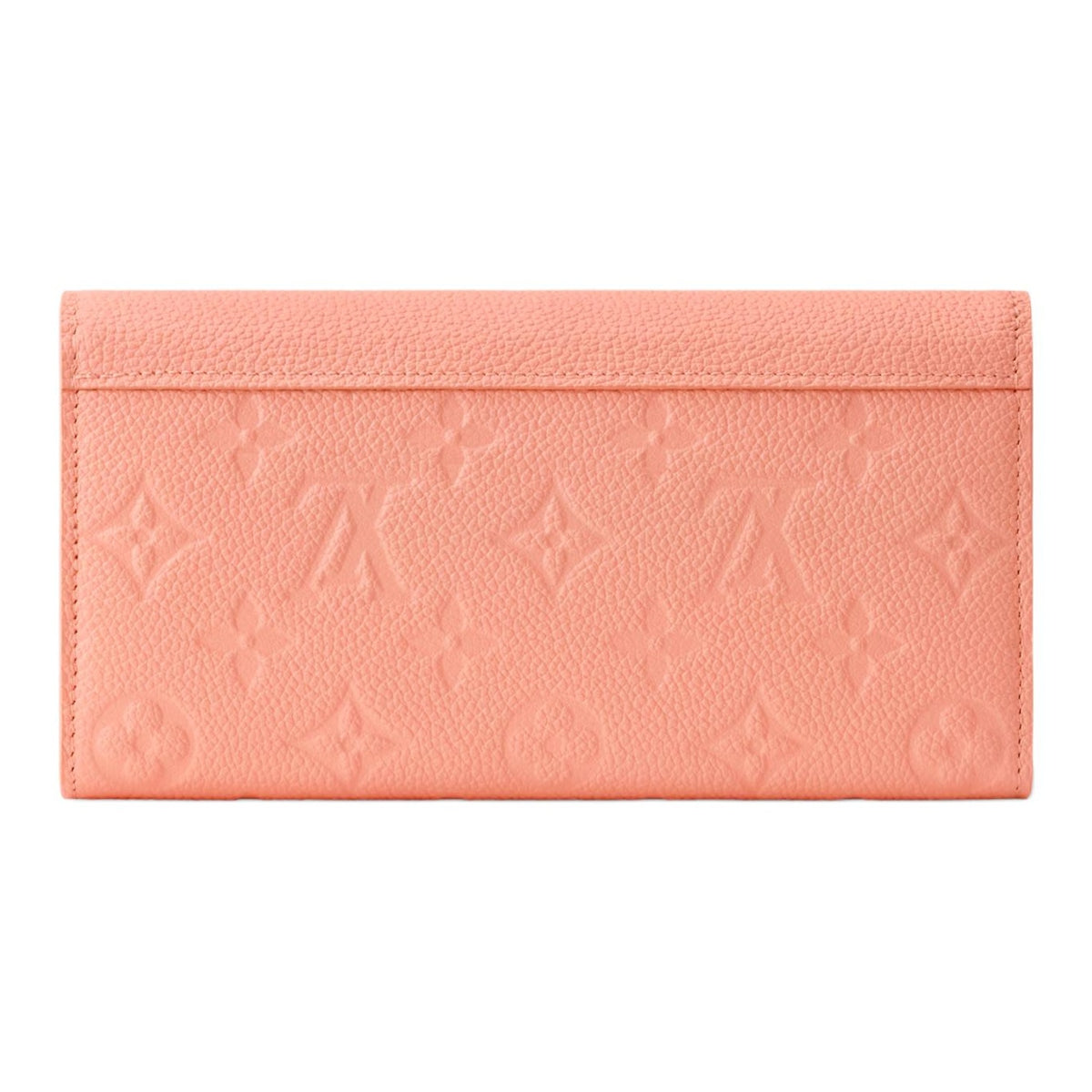 LOUIS VUITTON Sarah Women's Peach Cowhide Leather Wallet Japan Exclusive M27664