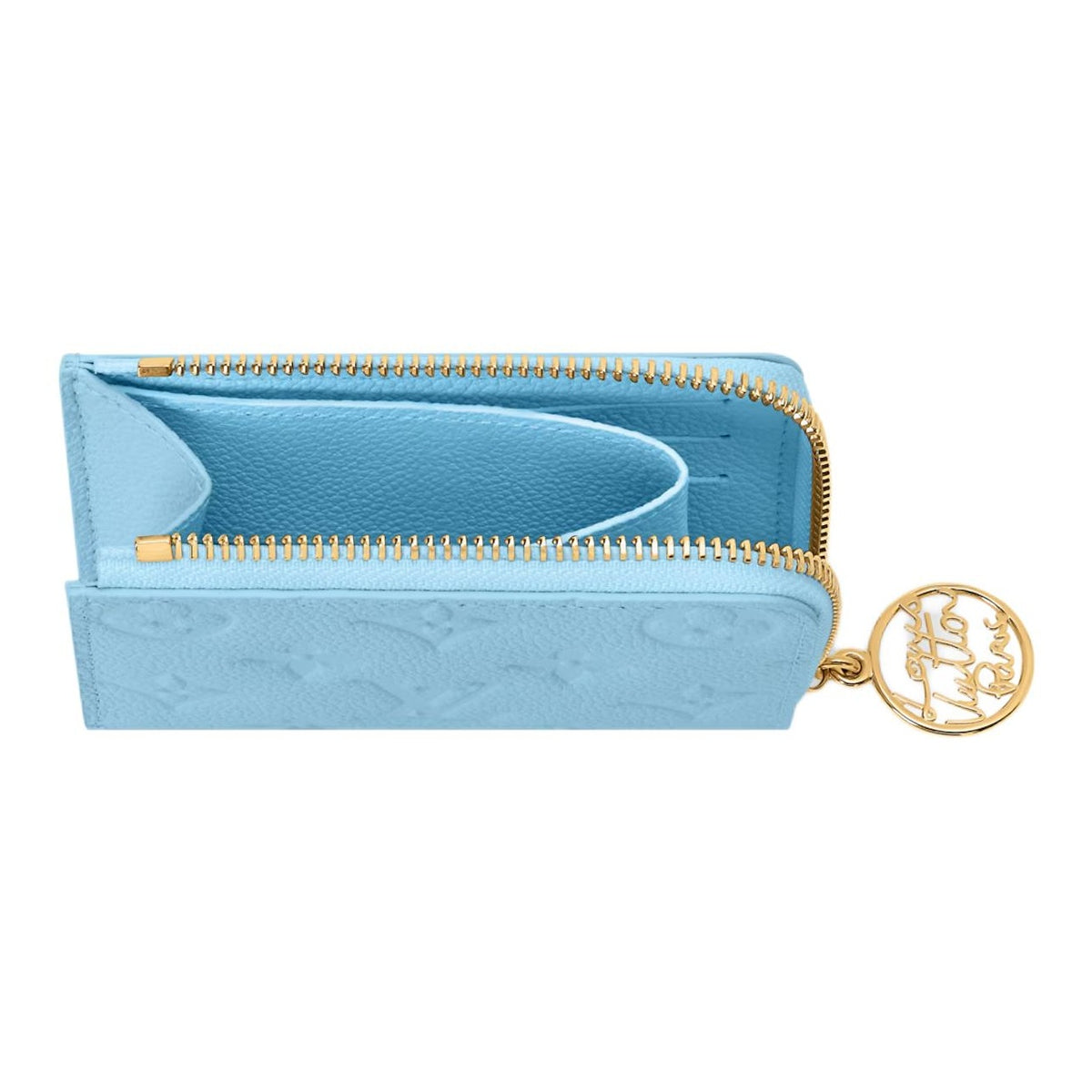LOUIS VUITTON Noa Women's Grape Blue Cowhide Leather Wallet Japan Exclusive M27669