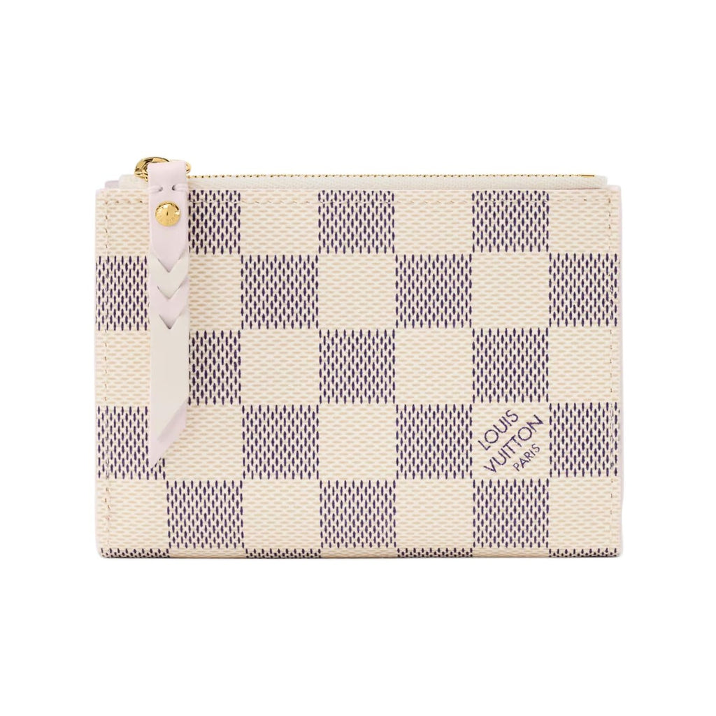 LOUIS VUITTON Lisa Women's Beige and Lilac Checkerboard Coated Canvas Wallet N40921