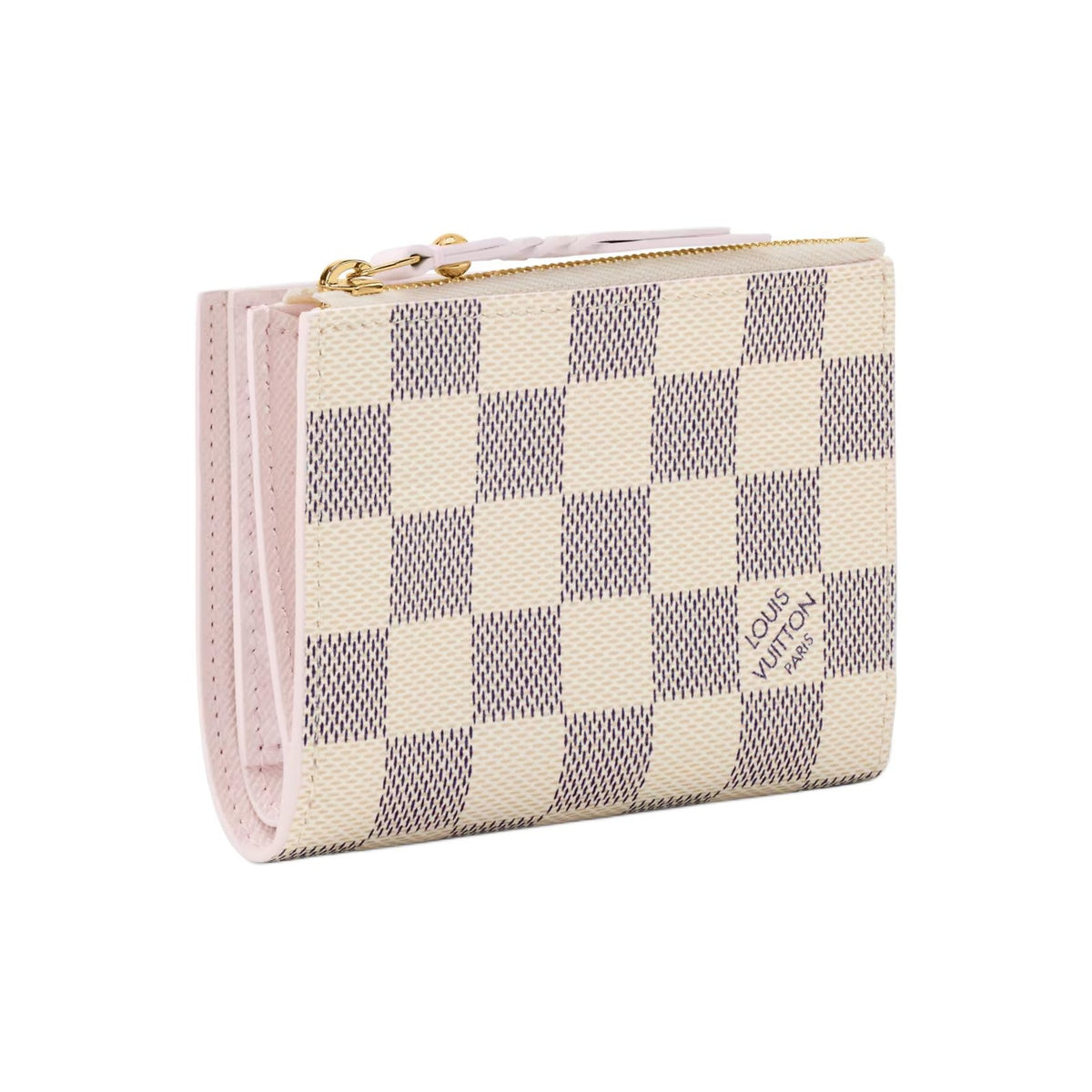 LOUIS VUITTON Lisa Checkerboard Coated Canvas Wallet - Beige and Light Purple - N40921