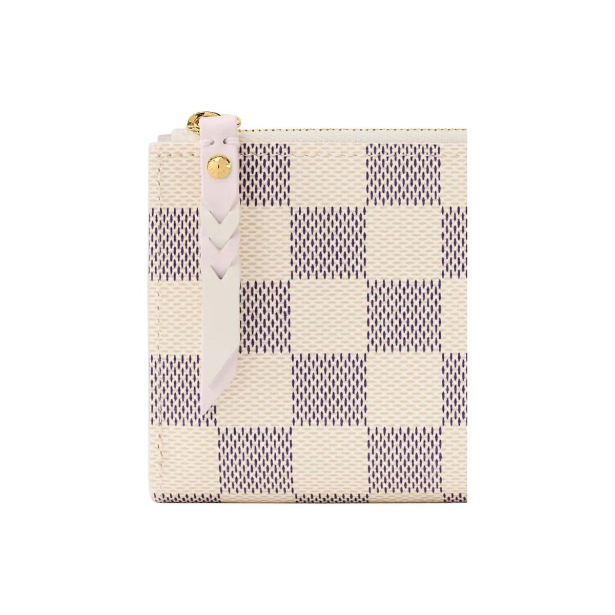 LOUIS VUITTON Lisa Checkerboard Coated Canvas Wallet - Beige and Light Purple - N40921