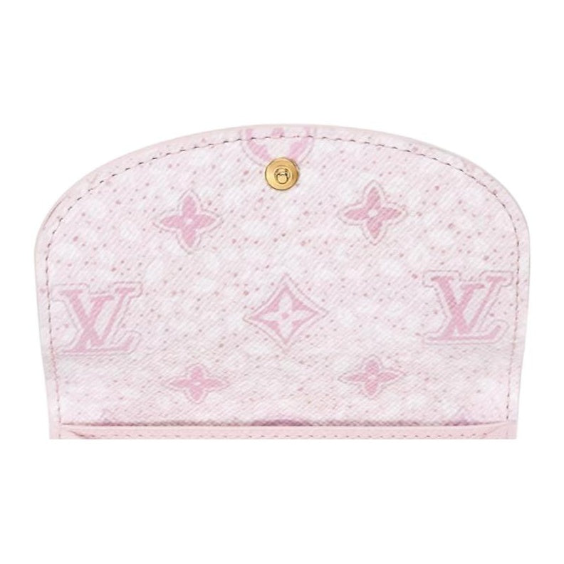 LOUIS VUITTON Rosalie Checkerboard Coated Canvas Coin Purse - Cream and Purple - N40949