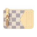 LOUIS VUITTON Romy Women's Hazelnut Yellow Coated Canvas Card Holder N40923