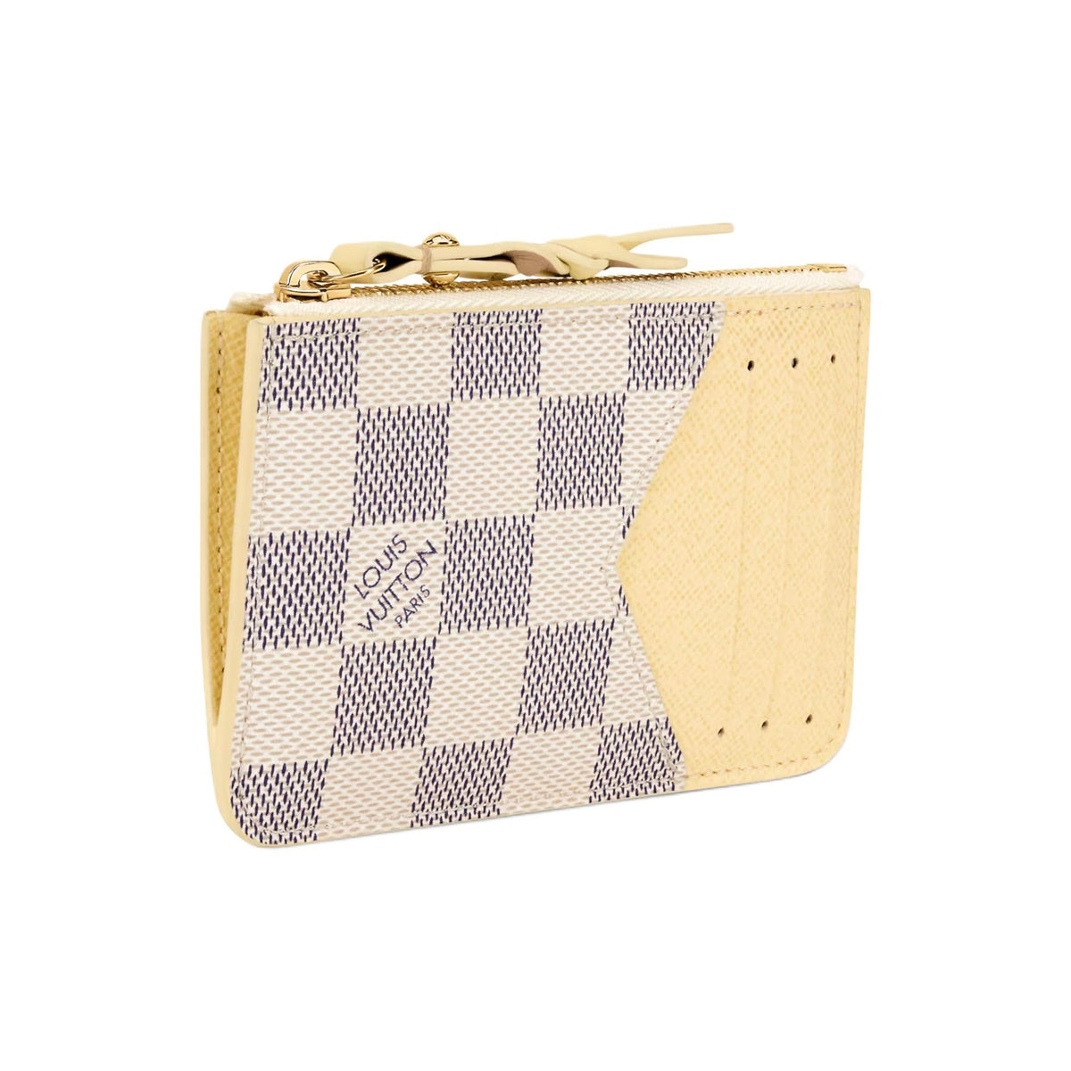 LOUIS VUITTON Romy Coated Canvas Card Holder - Hazelnut Yellow - N40923