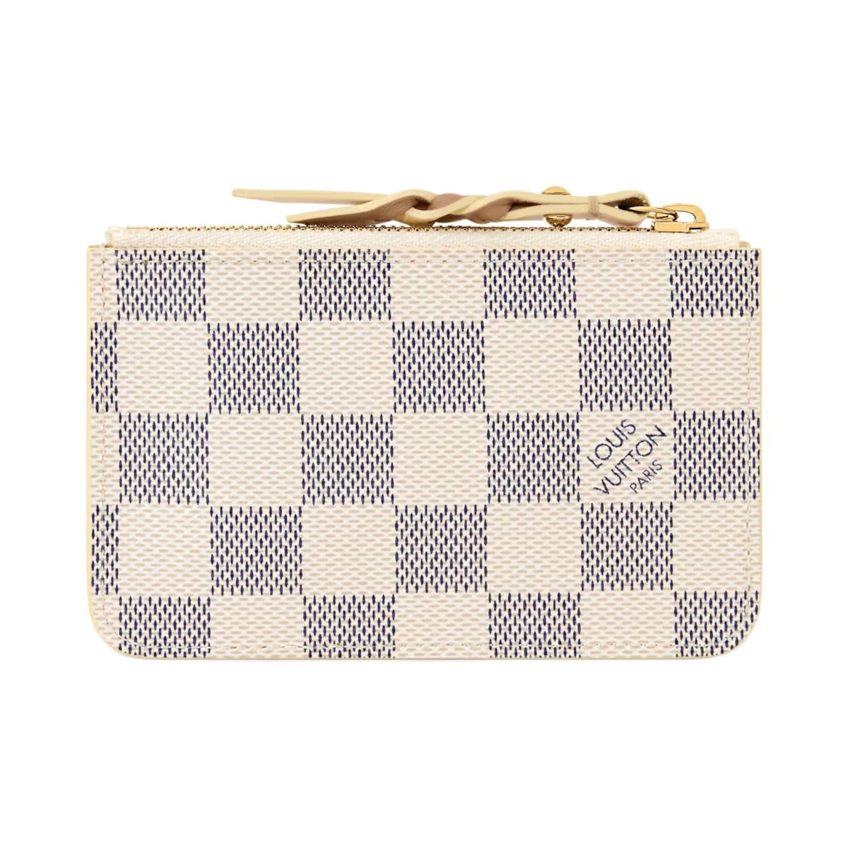 LOUIS VUITTON Romy Women's Hazelnut Yellow Coated Canvas Card Holder N40923