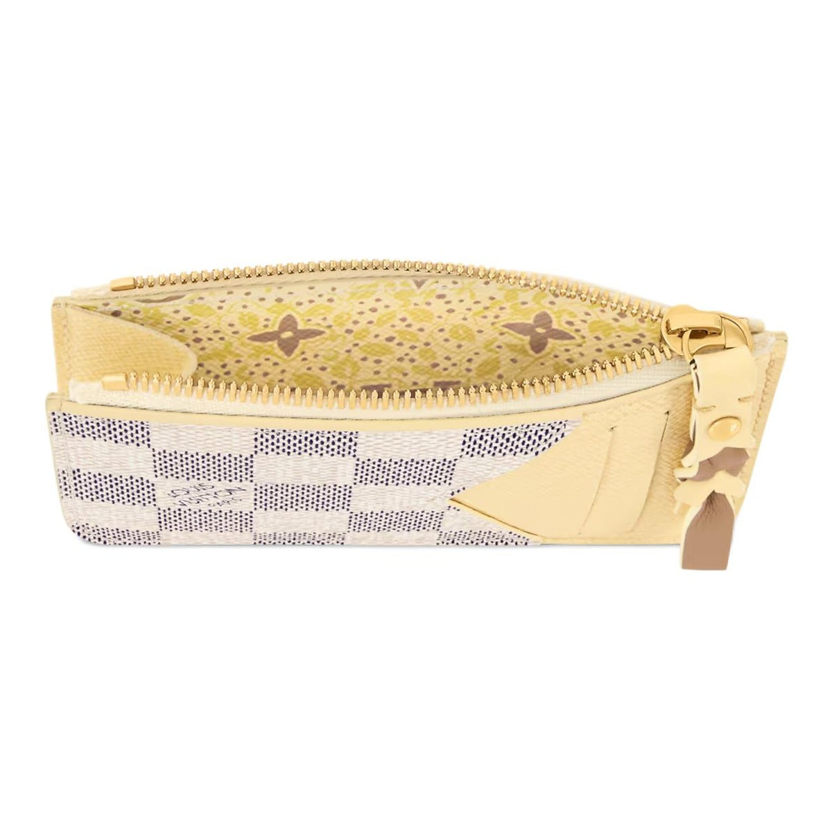 LOUIS VUITTON Romy Coated Canvas Card Holder - Hazelnut Yellow - N40923