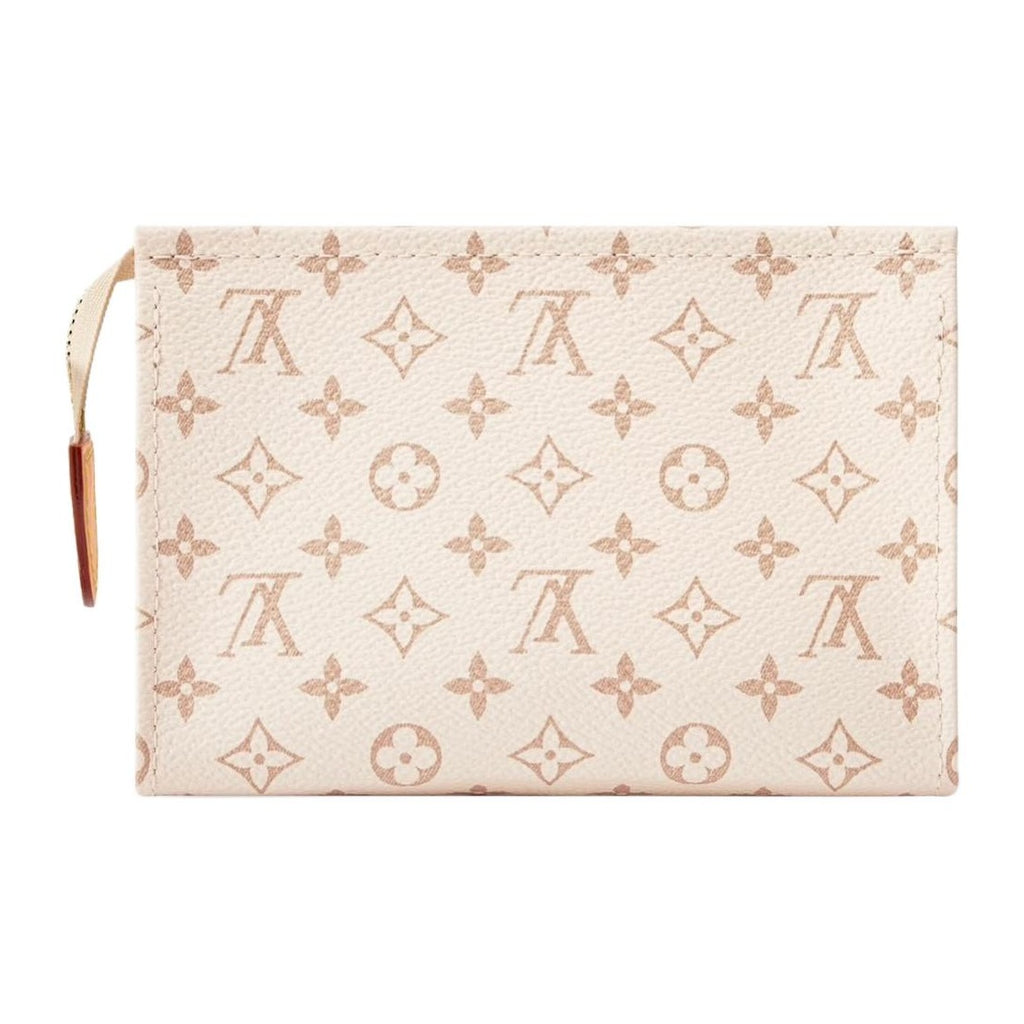 LOUIS VUITTON Poche Toilette Unisex Beige Monogram Coated Canvas Toiletry Bag M29699
