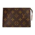 LOUIS VUITTON Poche Toilette Small Unisex Brown Monogram Coated Canvas Toiletry Bag M29700