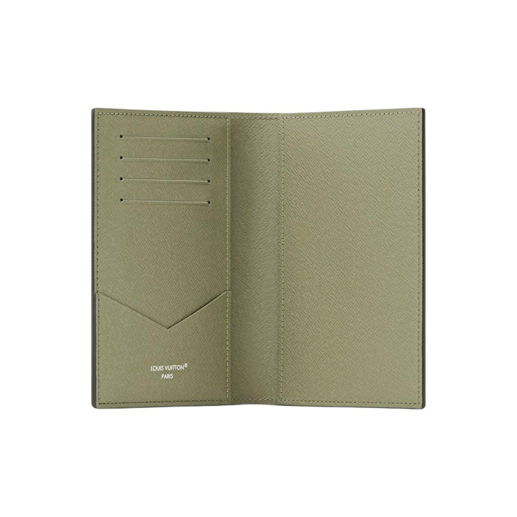 LOUIS VUITTON Men's Monogram Eclipse Passport Holder - Khaki Green - M28640