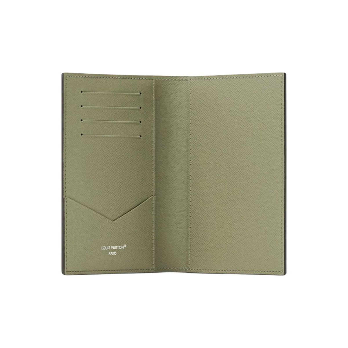 LOUIS VUITTON Men's Monogram Eclipse Passport Holder - Khaki Green - M28640