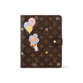 LOUIS VUITTON TRIPLETS Logo Print Notebook Cover - Medium Brown - GI1375