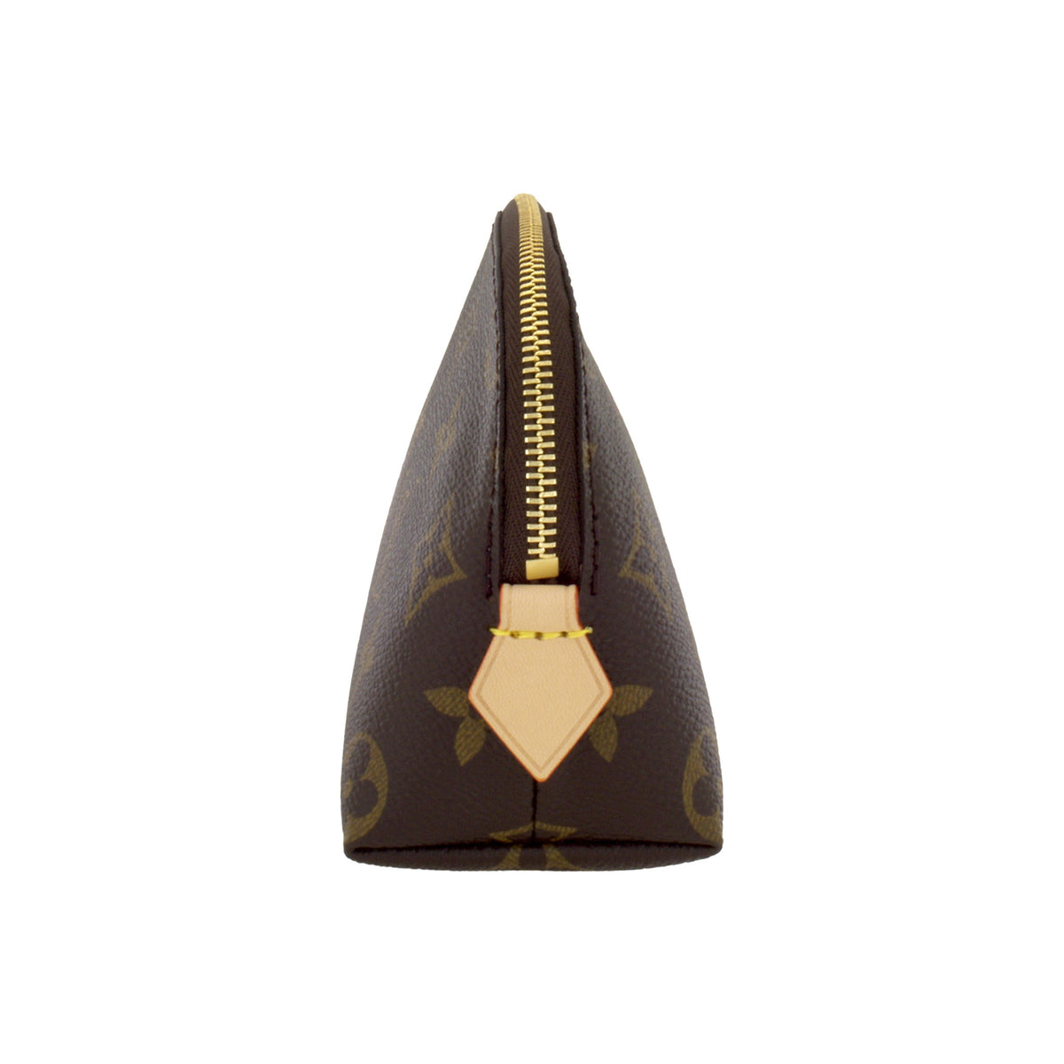 LOUIS VUITTON Women's Canvas Cosmetic Pouch - Brown - N47516