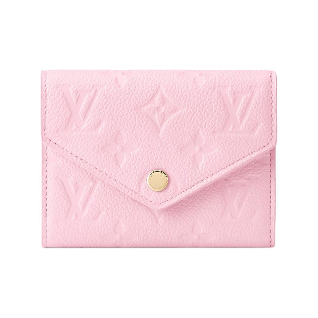 LOUIS VUITTON Victorine Monogram Embossed Leather Wallet - Confetti Pink - M28124
