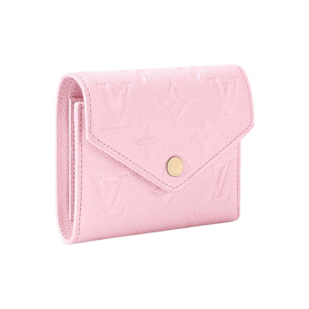 LOUIS VUITTON Victorine Monogram Embossed Leather Wallet - Confetti Pink - M28124