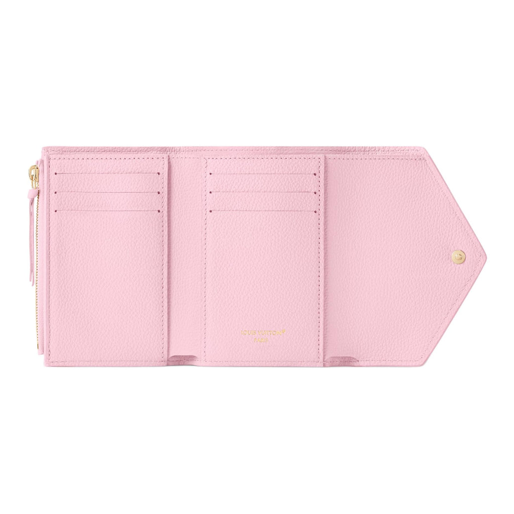 LOUIS VUITTON Victorine Monogram Embossed Leather Wallet - Confetti Pink - M28124