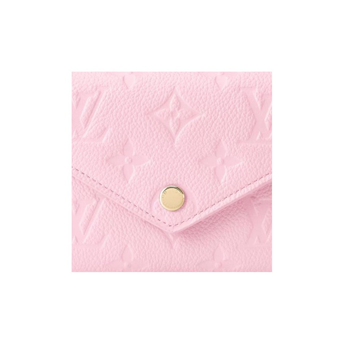 LOUIS VUITTON Victorine Monogram Embossed Leather Wallet - Confetti Pink - M28124