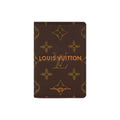 LOUIS VUITTON Pocket Organizer Calfskin Card Holder - Brown and Ochre Yellow - M2A495