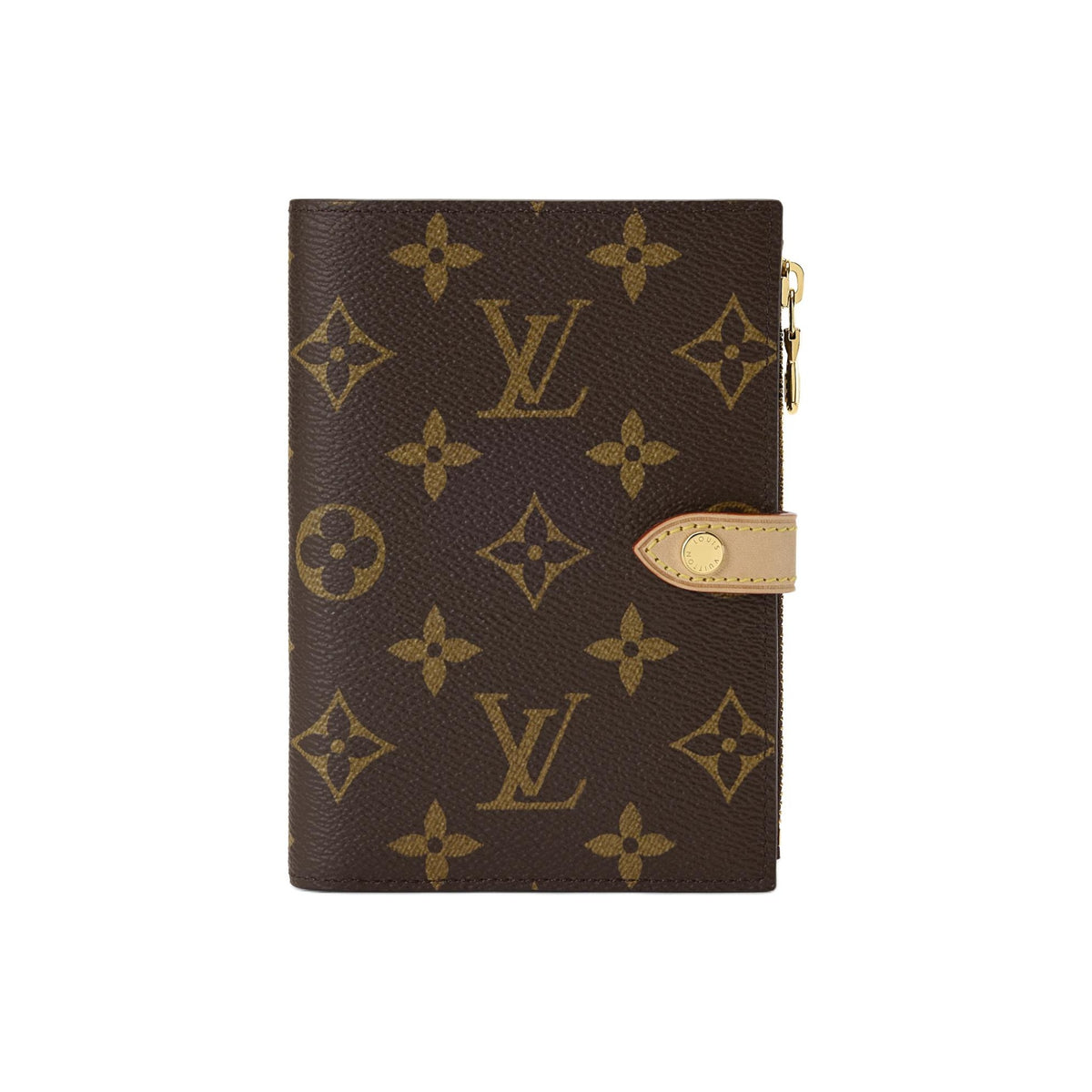 LOUIS VUITTON Monogram Coated Canvas Passport Holder - Brown - M29550