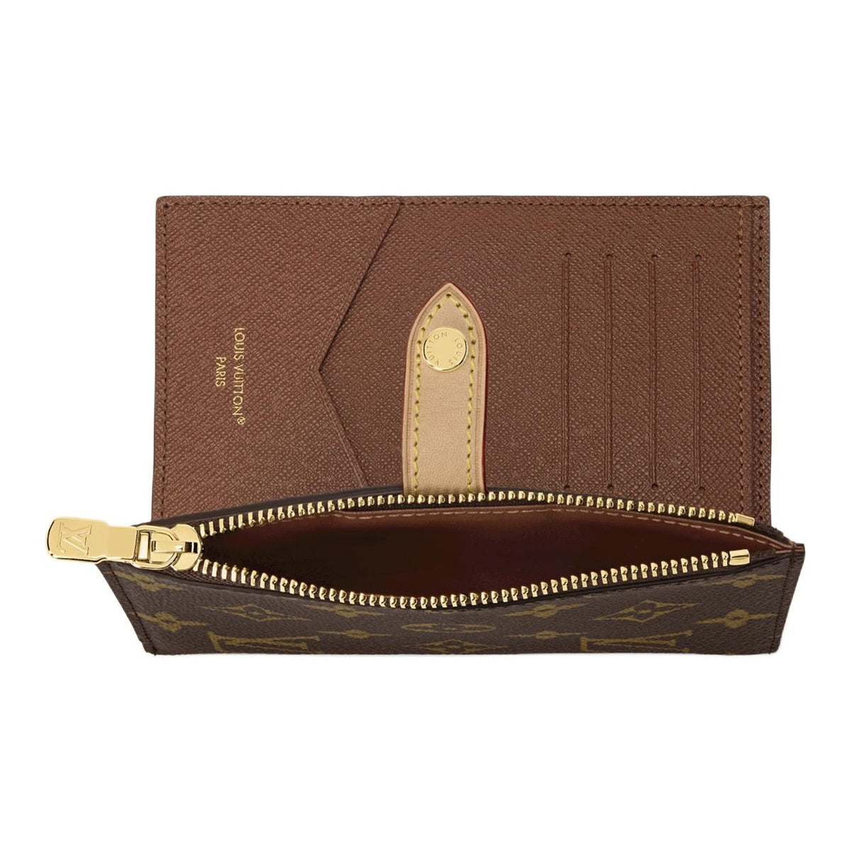 LOUIS VUITTON Women's Monogram Canvas Passport Holder - Brown - M29550