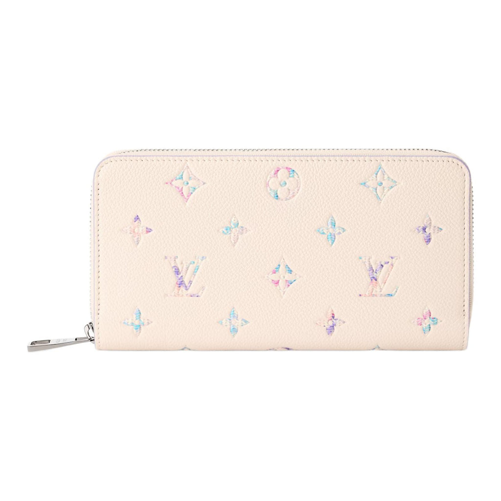 LOUIS VUITTON Zippy Gradient Print Cowhide Leather Wallet - Quartz - M2A358