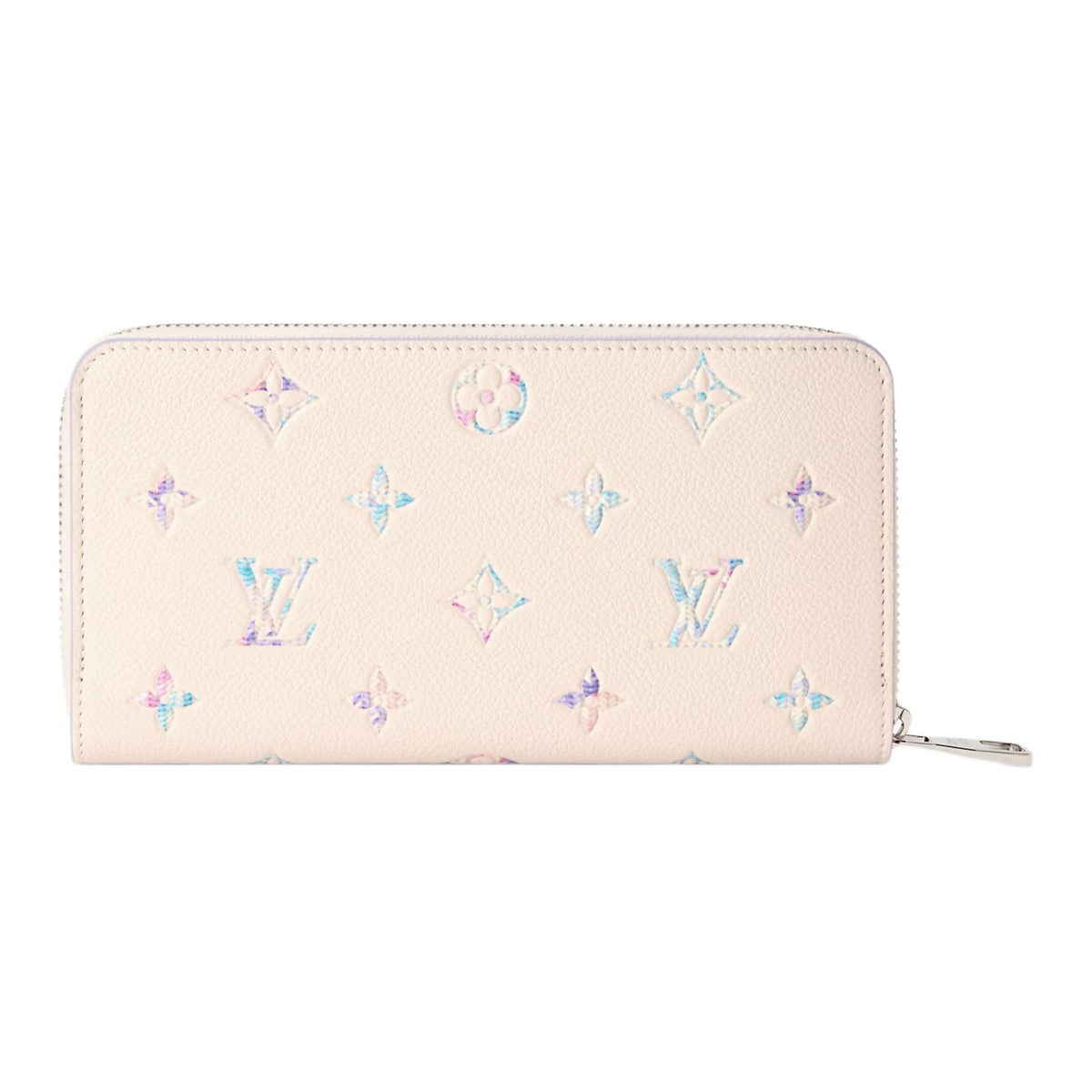 LOUIS VUITTON Zippy Gradient Print Cowhide Leather Wallet - Quartz - M2A358