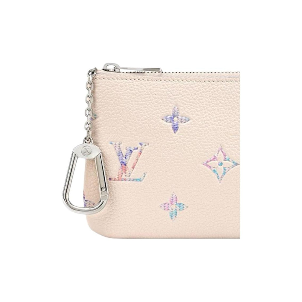 LOUIS VUITTON Gradient Monogram Cowhide Leather Key Pouch - Small Light Pink - M2A005