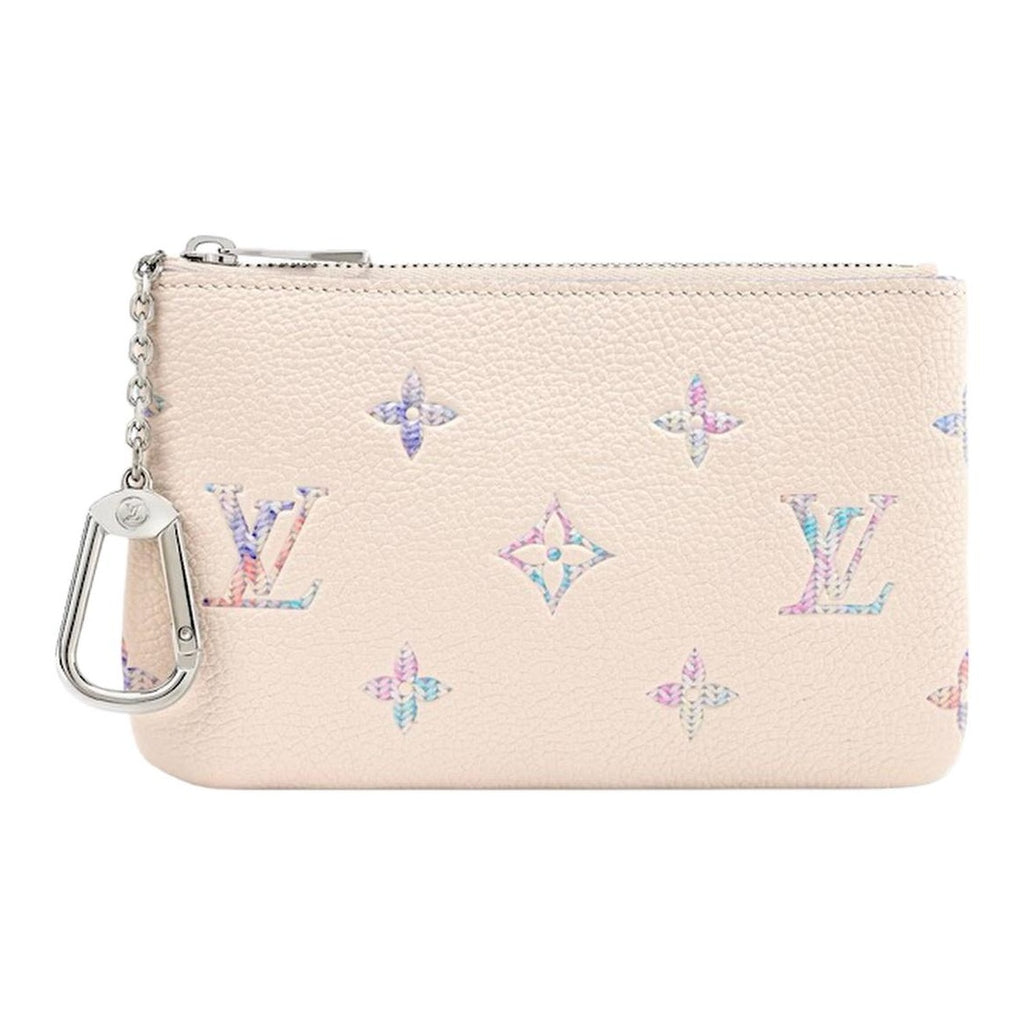 LOUIS VUITTON Monogram Gradient Leather Key Pouch - Small Light Pink - M2A005