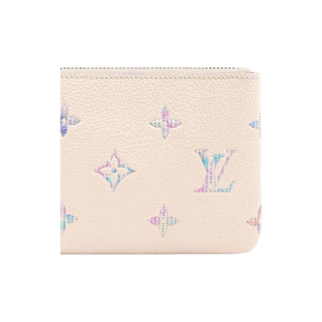 LOUIS VUITTON Monogram Gradient Leather Key Pouch - Small Light Pink - M2A005