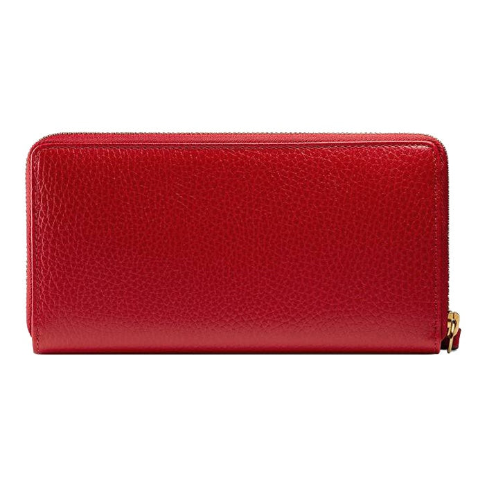 GUCCI GG Marmont Women's Red Leather Wallet | 456117
