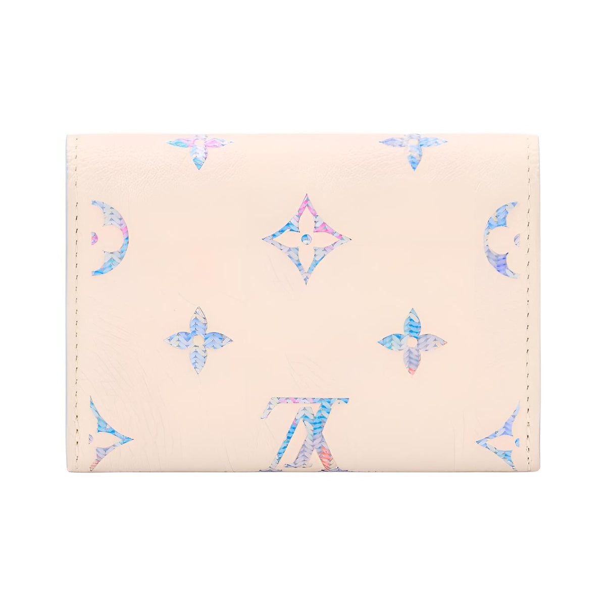 LOUIS VUITTON Rosalie Gradient Cowhide Leather Card Holder - Beige and Purple - M29772