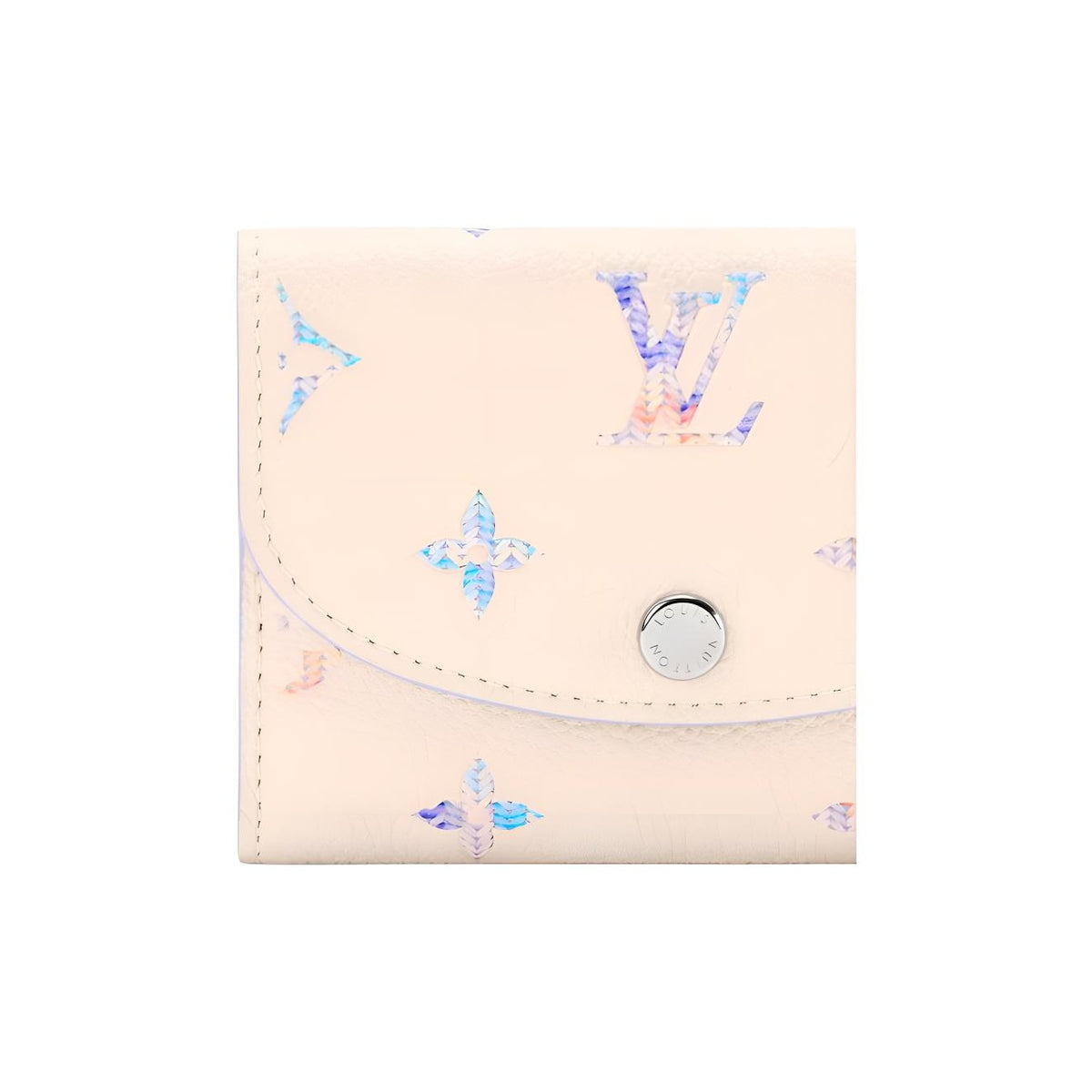 LOUIS VUITTON Rosalie Gradient Leather Card Holder - Beige and Purple - M29772