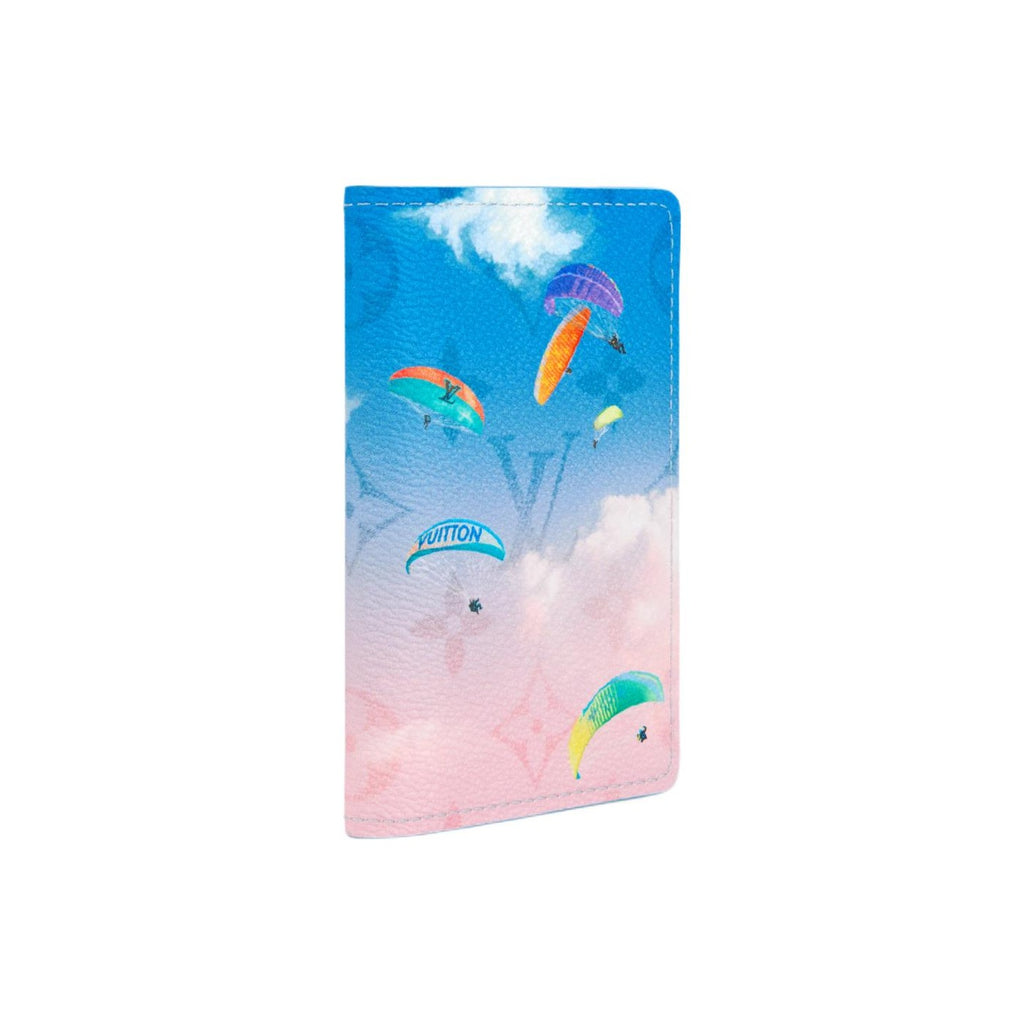 LOUIS VUITTON Pocket Organizer Paragliding Monogram Card Holder - Blue and Pink - M28811