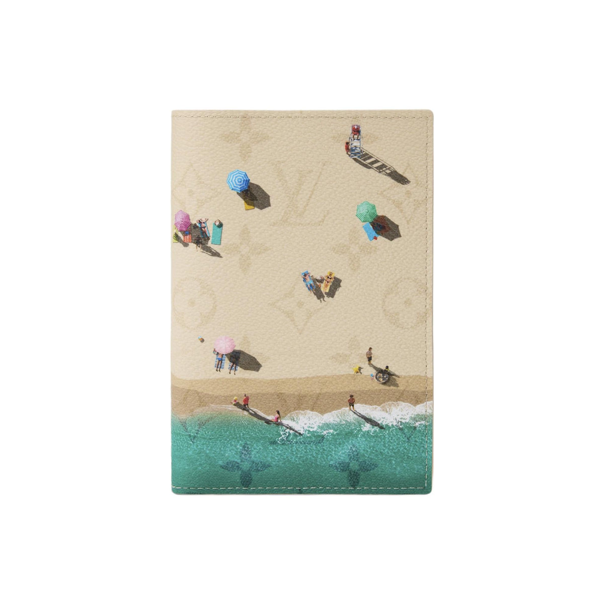 LOUIS VUITTON Beach Landscape Monogram Passport Holder - Sand - M2A349
