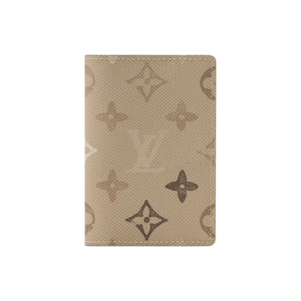 LOUIS VUITTON Monogram Surplus Coated Canvas Card Holder - Sand - M29256