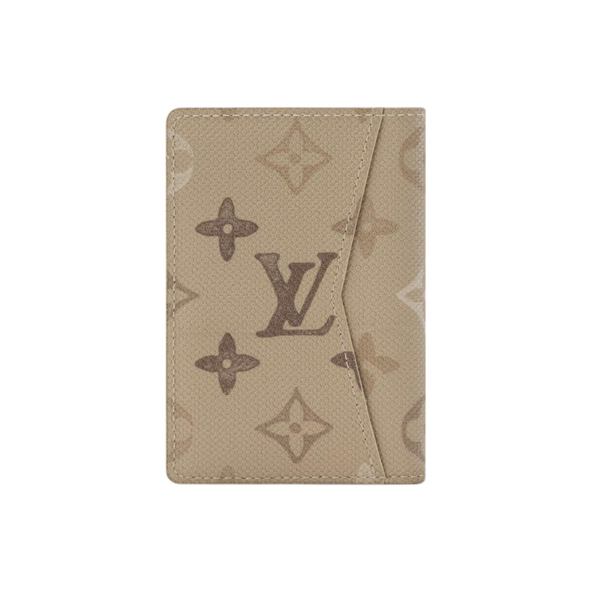 LOUIS VUITTON Monogram Surplus Coated Canvas Card Holder - Sand - M29256