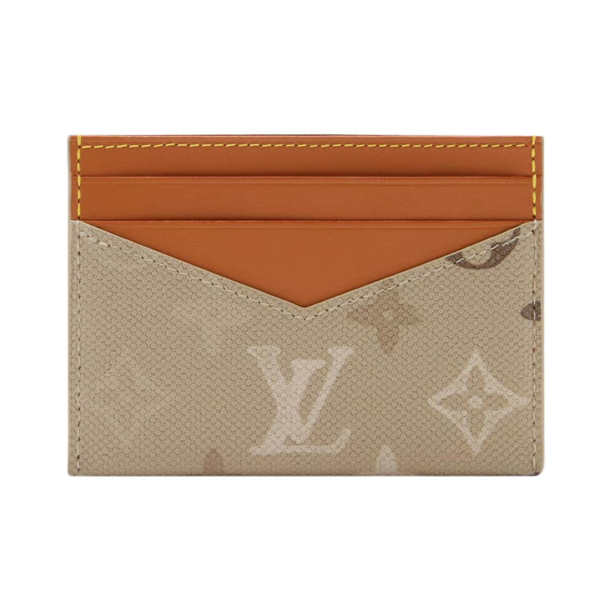 LOUIS VUITTON TRIPLE Monogram Surplus Coated Canvas Card Holder - Sand Beige - M29266