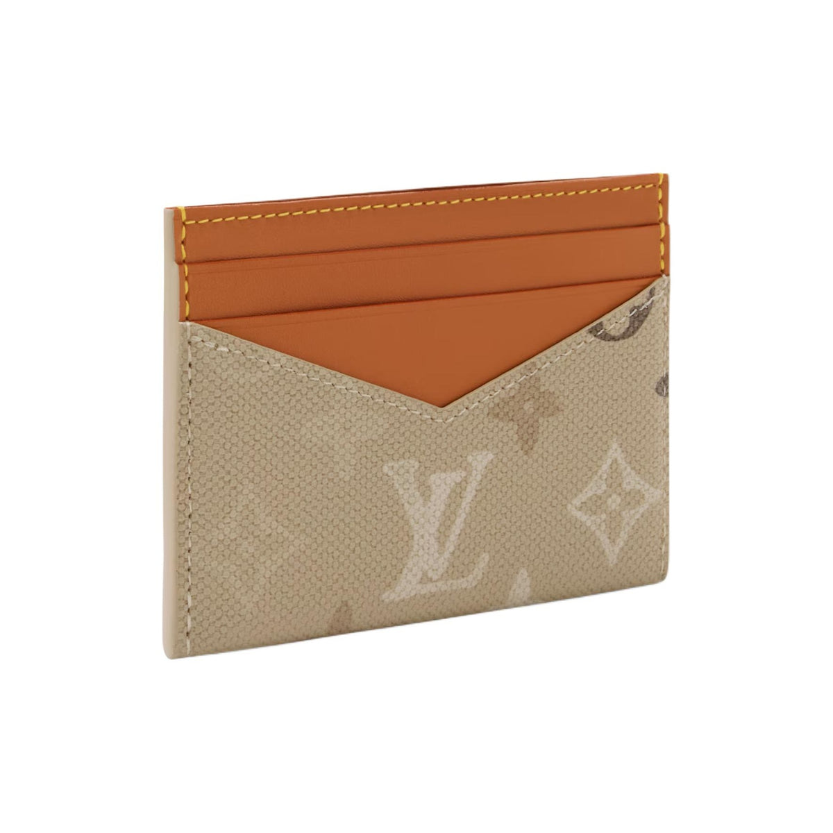LOUIS VUITTON TRIPLE Monogram Surplus Coated Canvas Card Holder - Sand Beige - M29266