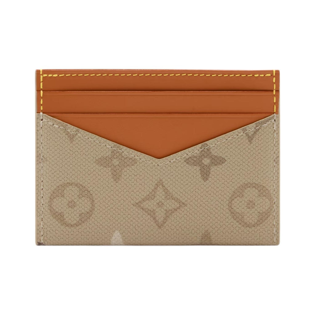LOUIS VUITTON TRIPLE Monogram Surplus Coated Canvas Card Holder - Sand Beige - M29266