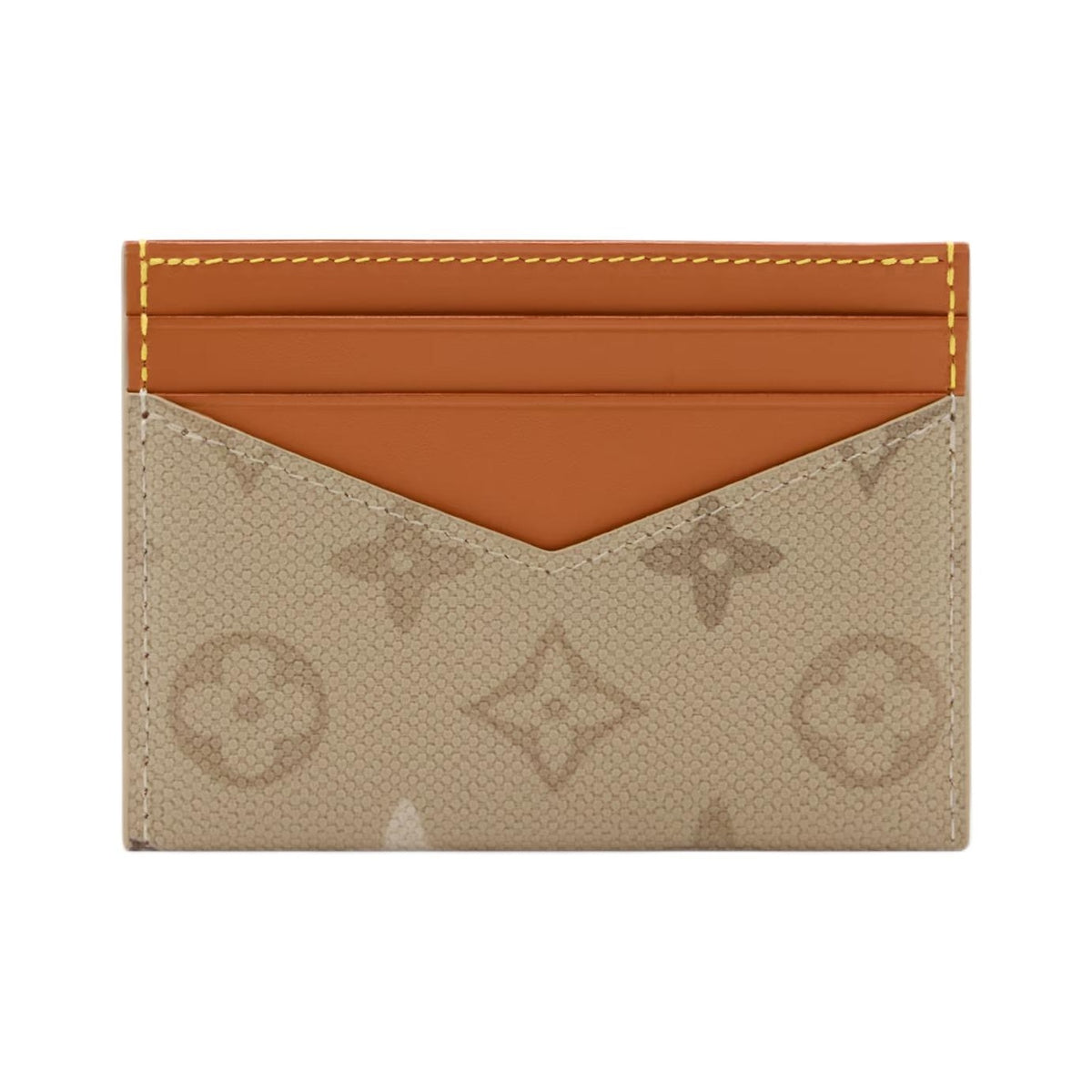 LOUIS VUITTON TRIPLE Monogram Surplus Coated Canvas Card Holder - Sand Beige - M29266