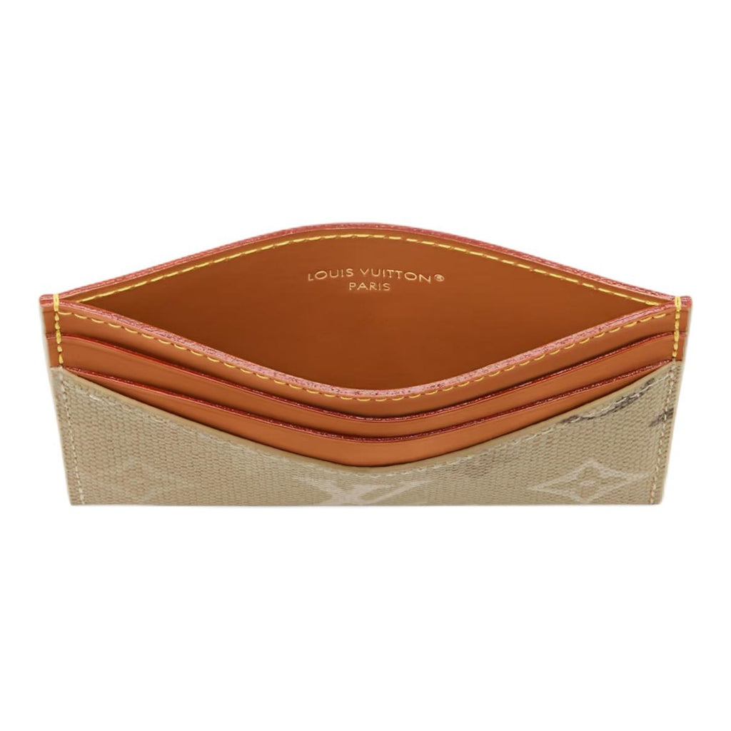 LOUIS VUITTON TRIPLE Monogram Surplus Coated Canvas Card Holder - Sand Beige - M29266
