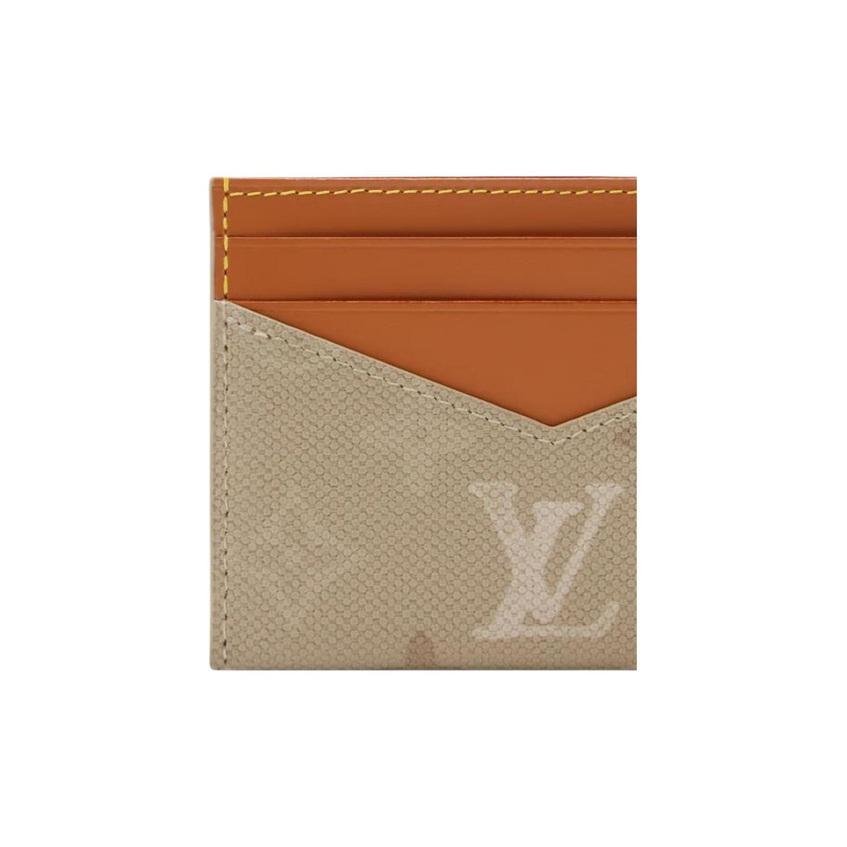 LOUIS VUITTON TRIPLE Monogram Surplus Coated Canvas Card Holder - Sand Beige - M29266