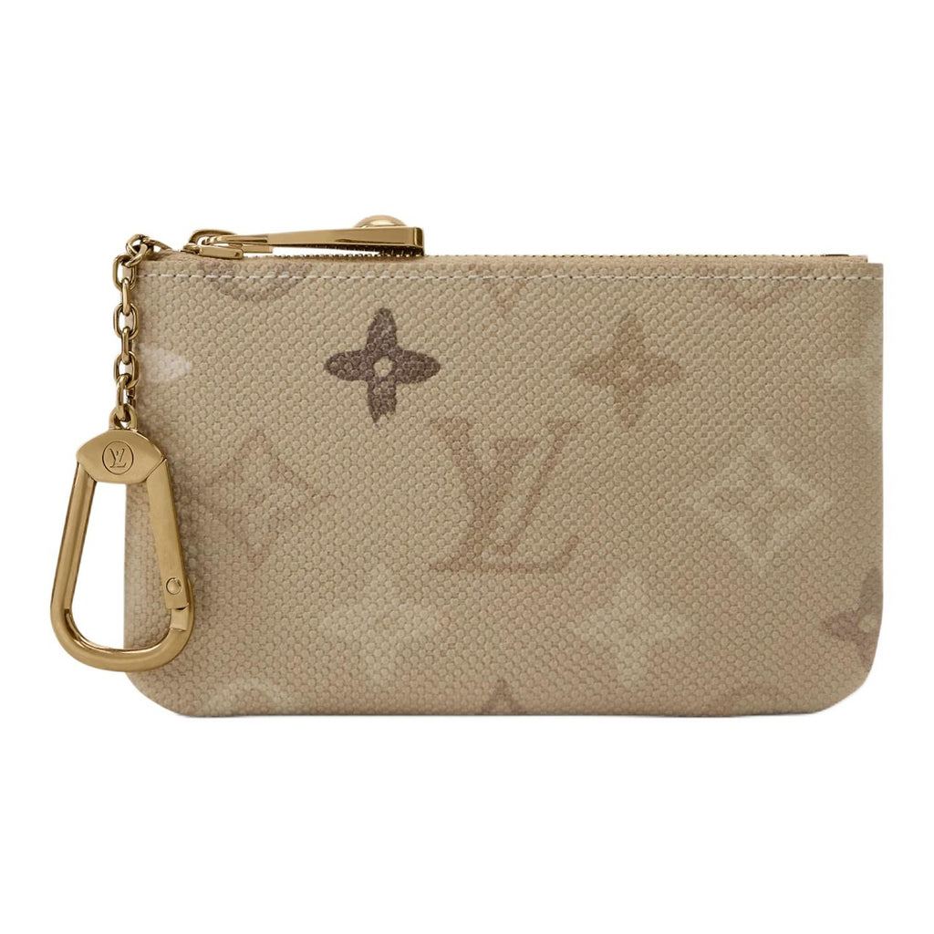 LOUIS VUITTON Monogram Surplus Coated Canvas Key Pouch - Sand - M29258