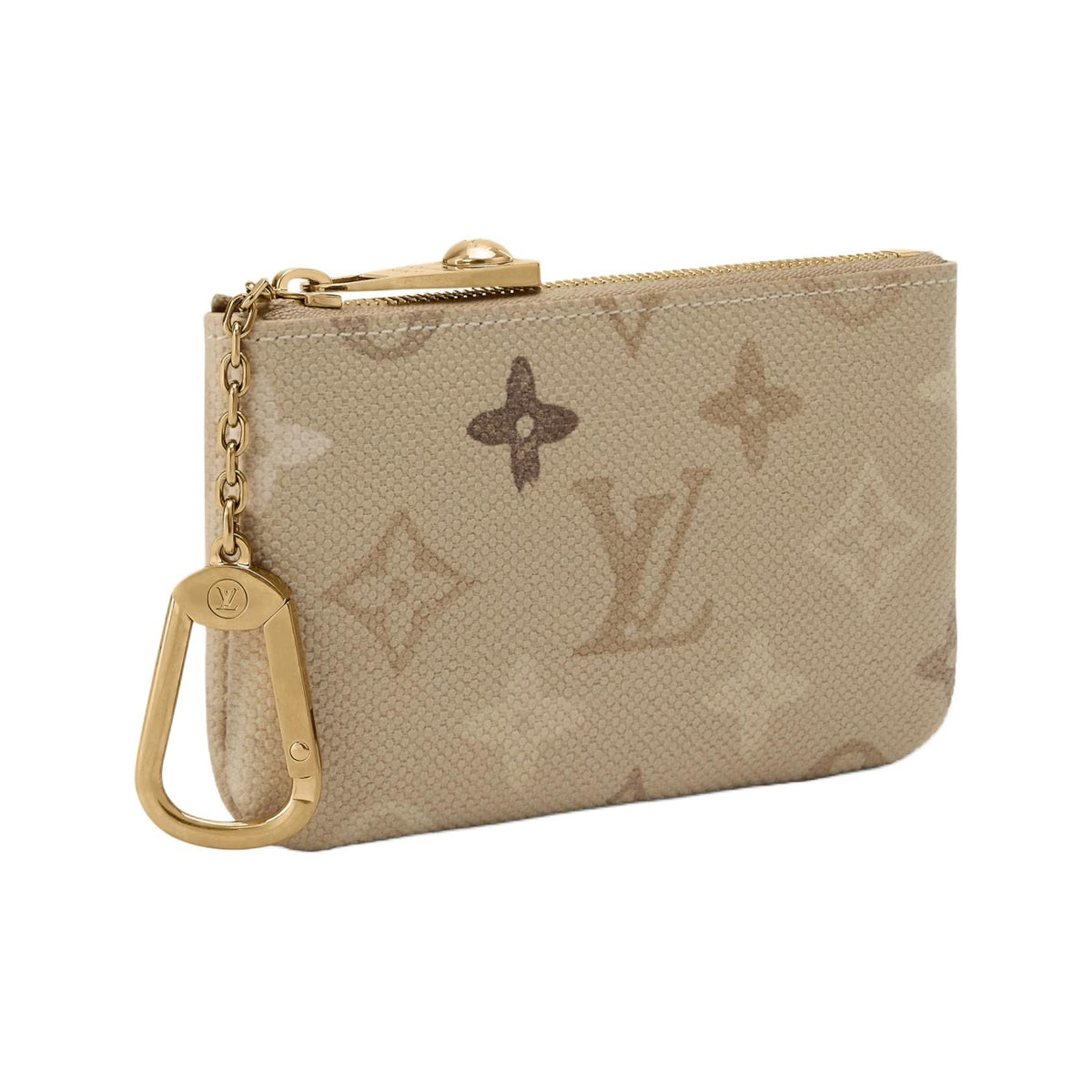 LOUIS VUITTON Monogram Surplus Coated Canvas Key Pouch - Sand - M29258