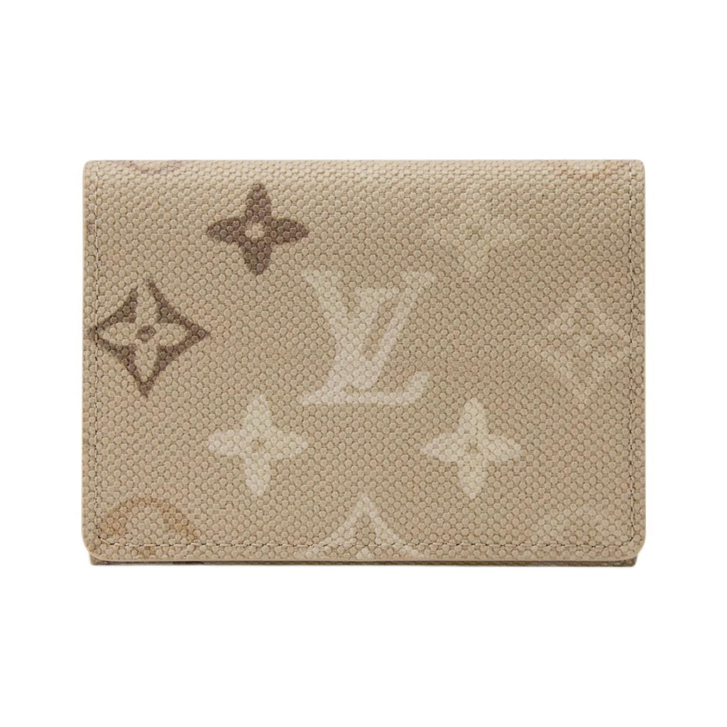 LOUIS VUITTON Monogram Surplus Camouflage Card Holder - Sand Beige - M27053