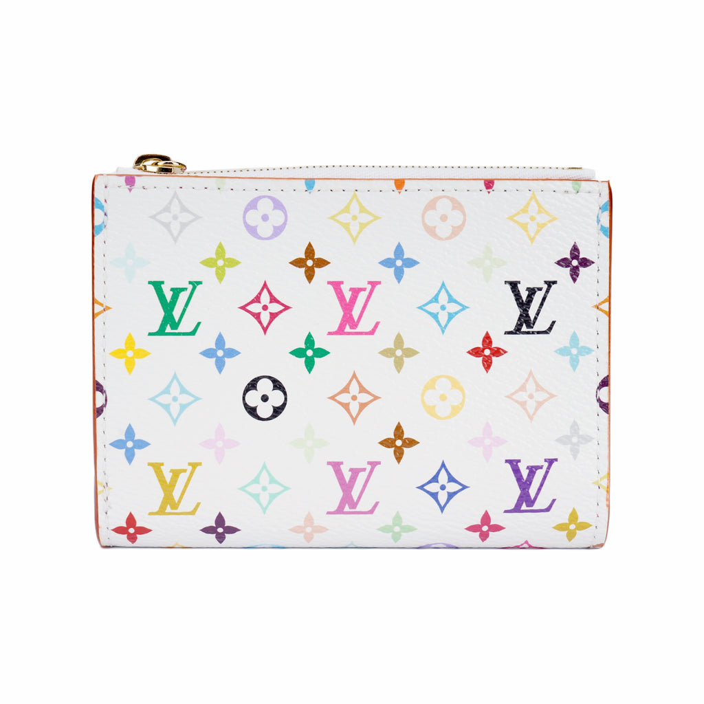LOUIS VUITTON x Takashi Murakami Lisa Multicolor Monogram Wallet - White - M27736