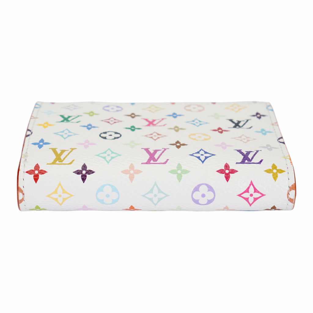 LOUIS VUITTON x Takashi Murakami Lisa Multicolor Monogram Wallet - White - M27736